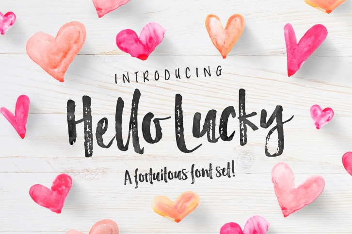 Hello Lucky Set Font Download