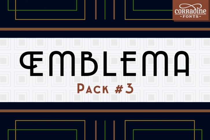 Emblema Pack #3 Font Download