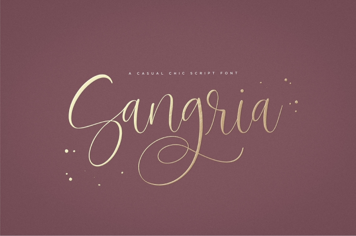 Sangria Script Font Download