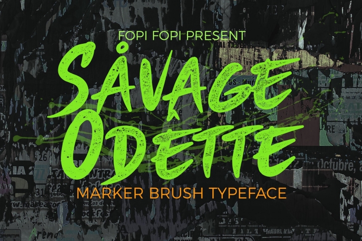 Savage Odette Typeface Font Download