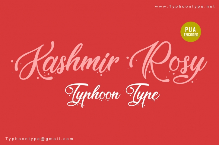 Kashmir Rosy font Font Download
