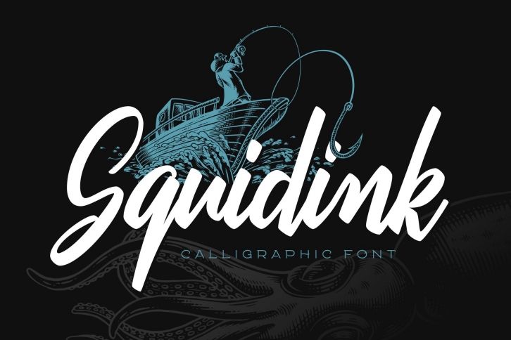 Squidink font  graphics Font Download