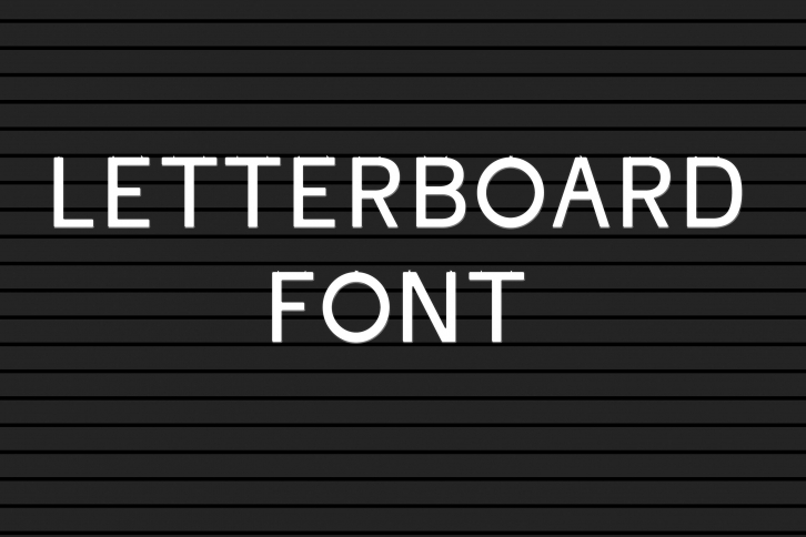 Letter board and Background Font Download