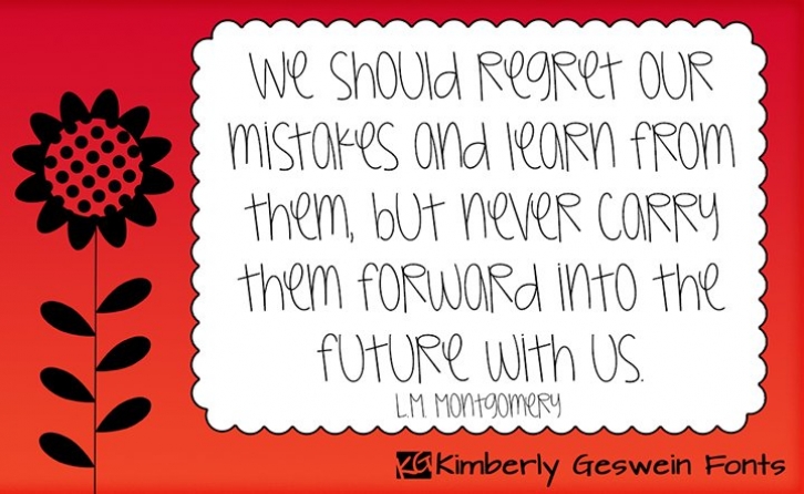 KG Girl On Fire Font Download