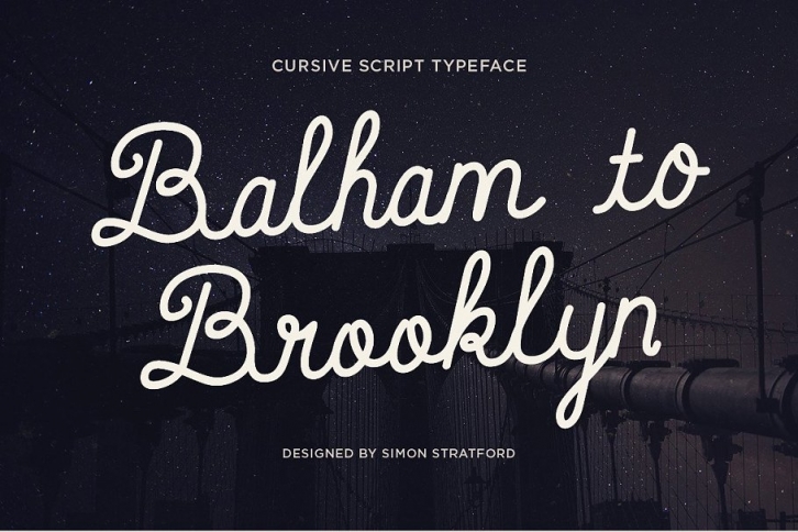 Balham to Brooklyn Font Download