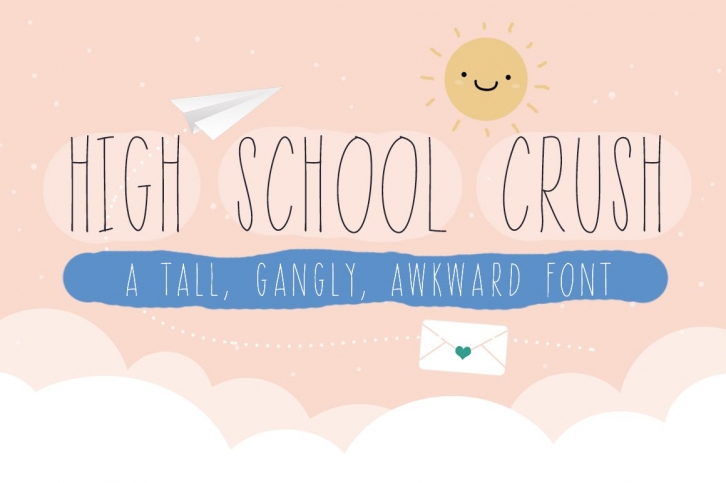 High School Crush Font Download
