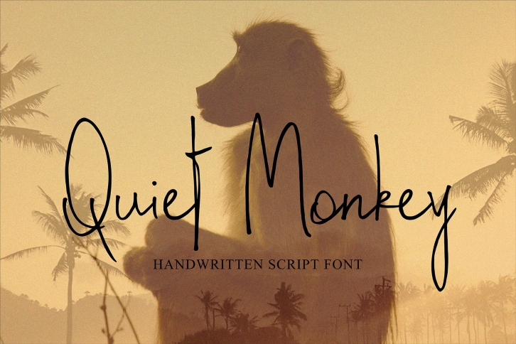 Quiet Monkey script Font Download