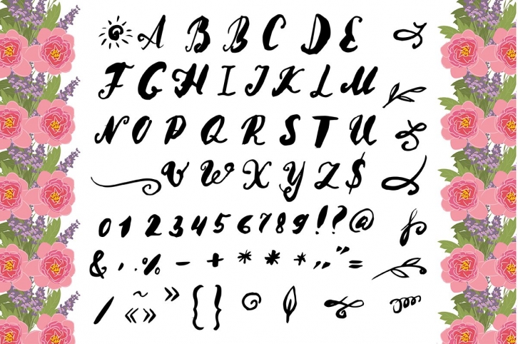 â„–71 Vector font Font Download