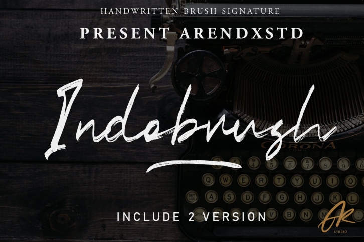 Indobrush Signature Brush Font Download
