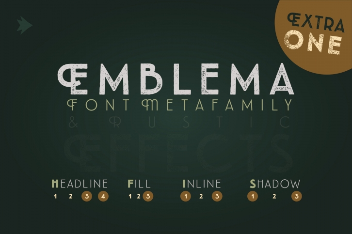 Emblema Headline 1EXTRA Font Download