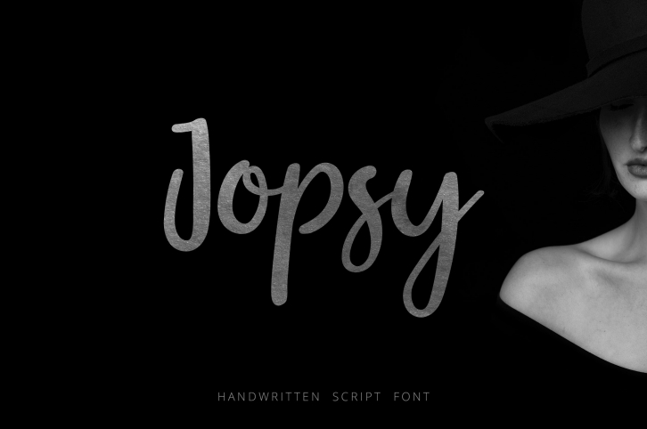 Jopsy. Handwritten Font Download