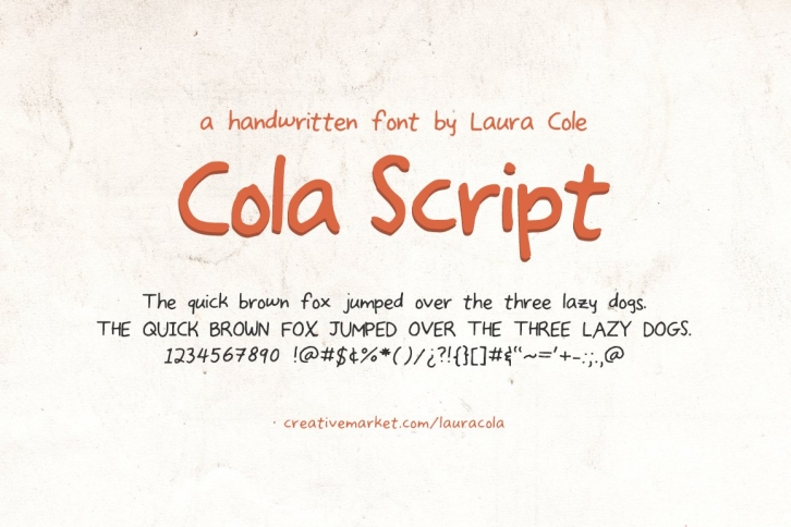Cola Script Font Download