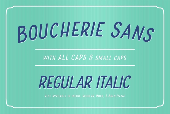 Boucherie Sans Italic Font Download