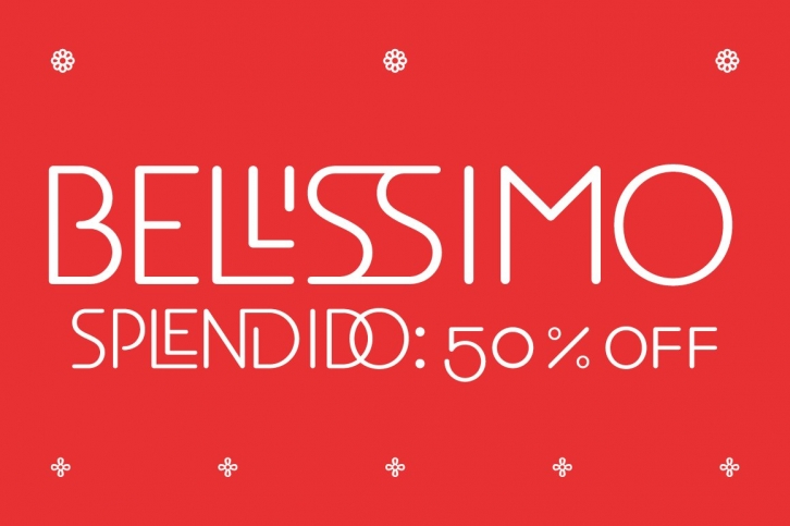 EB Bellissimo Display 50 % Font Download