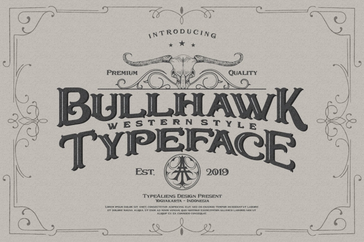Bullhawk Layered + Extra Font Download