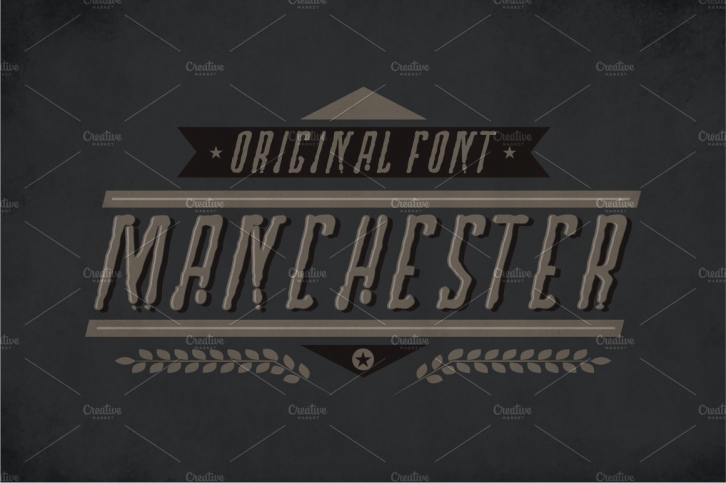 Manchester Label Typeface Font Download