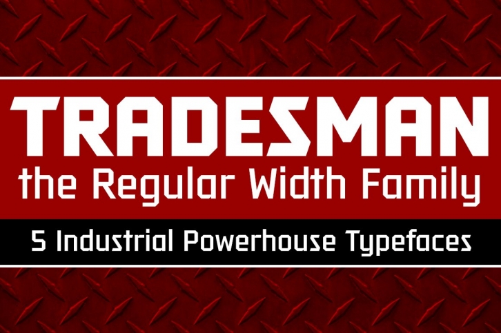 Tradesman Family Font Download