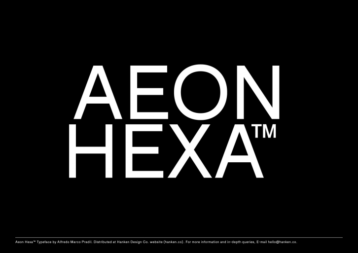 Aeon Hexa Font Download