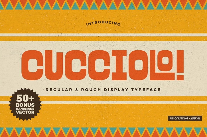 Cucciolo Typeface + Extras Font Download