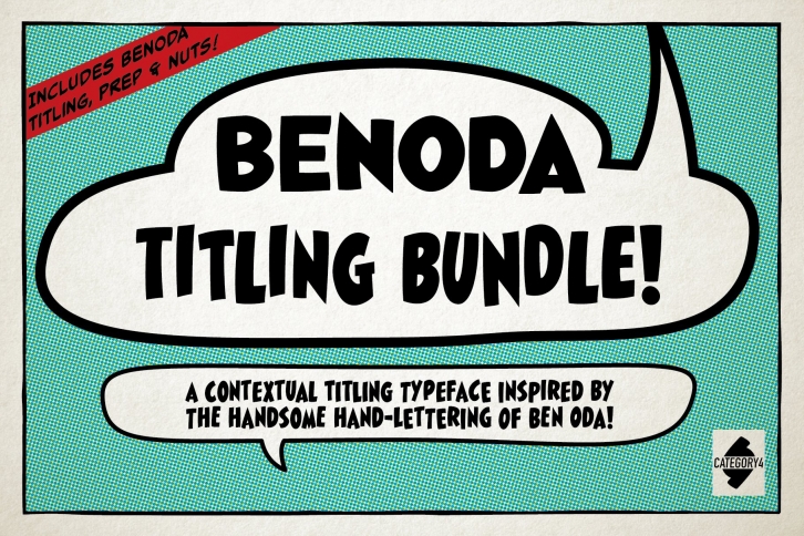 Benoda Titling Bundle Font Download