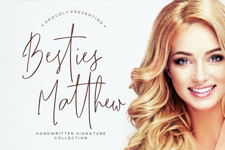 Besties Matthew Signature Font Download