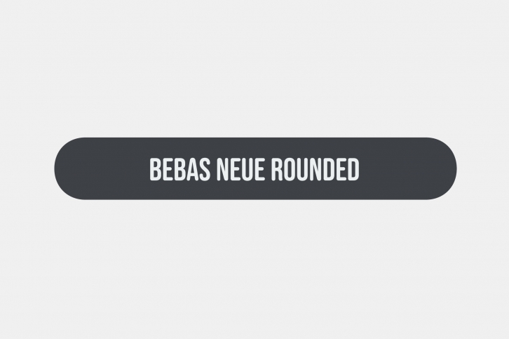Bebas Neue Rounded Font Download