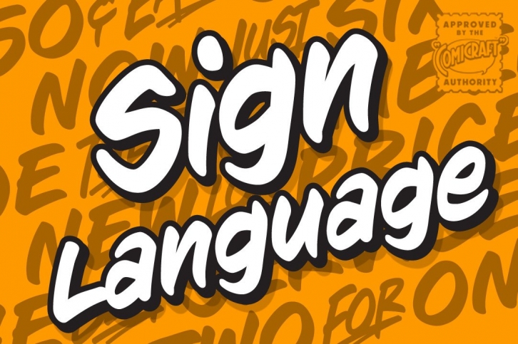Sign Language Font Download