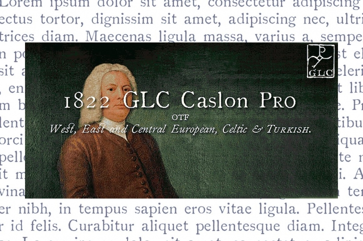 1822 GLC Caslon PRO OTF Font Download