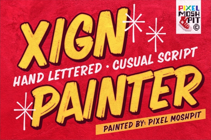 Xign Painter Font Download