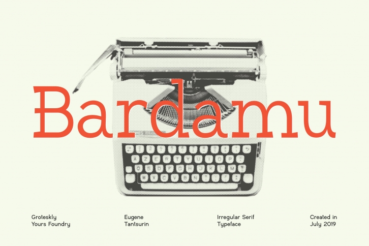 Bardamu — Subtly Weird Serif Font Download