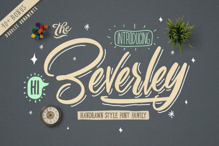 Beverley Family (Extra Bonus) Font Download