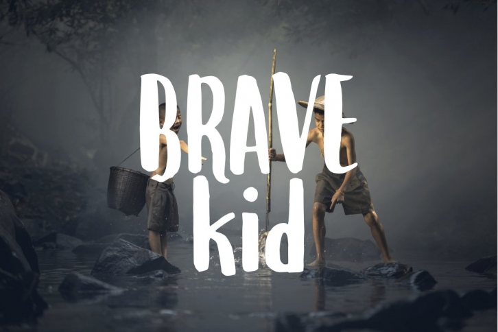 Brave kid Font Download