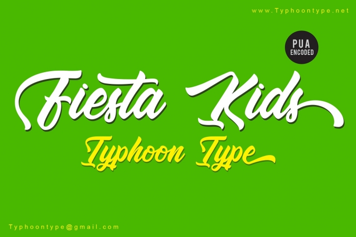 Fiesta Kids font Font Download