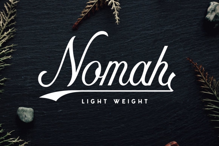 Nomah Light + Bonus Font Download