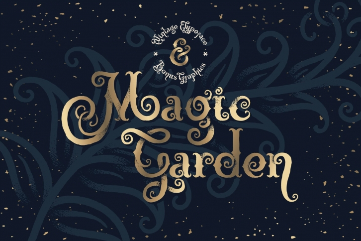 Magic Garden  Graphics Font Download