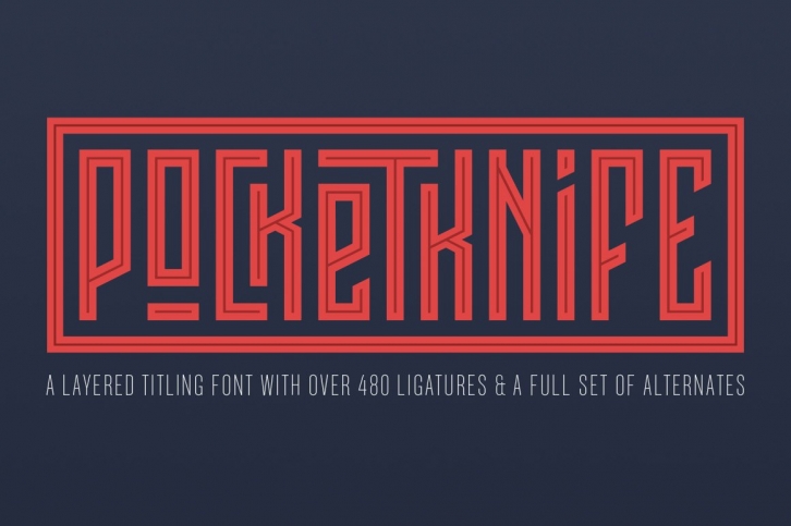 Pocketknife Font Download