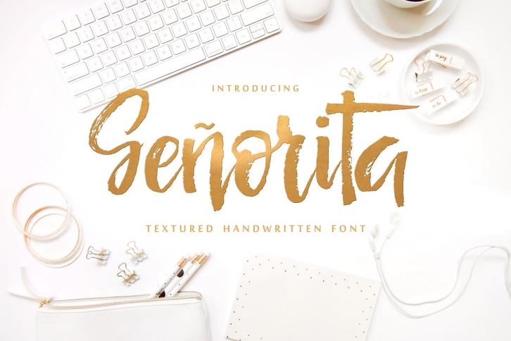 Senorita Handwritten Textured Font Download
