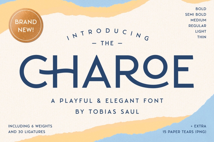 Charoe Typeface  Extras Font Download