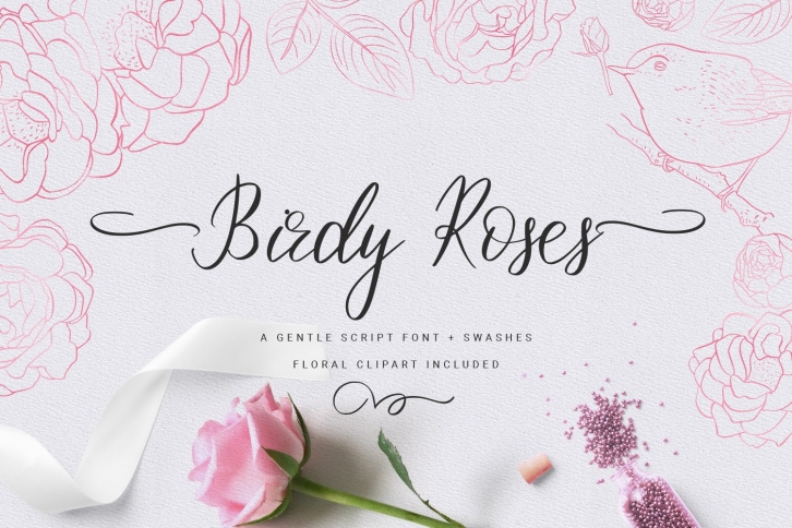 Birdy Roses Font Download