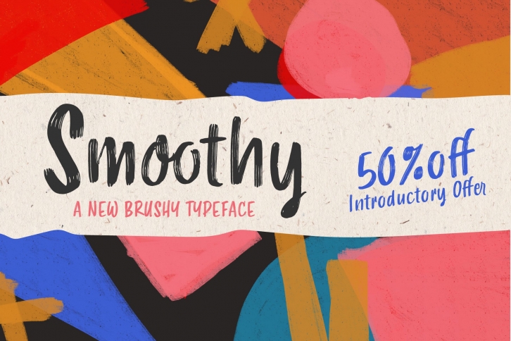 Smoothy 50% off Font Download