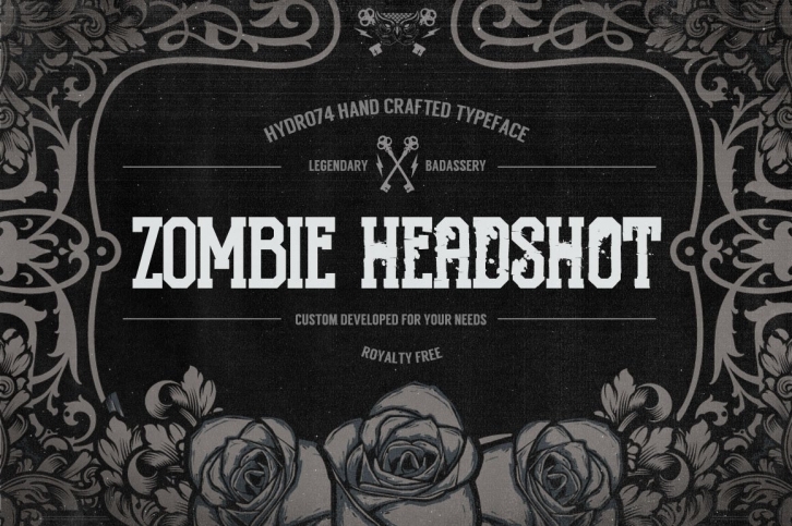 Zombie Headshot Font Download