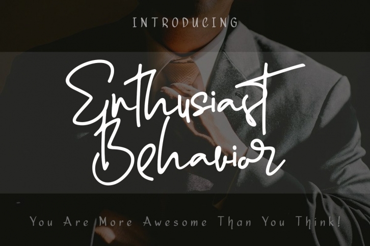 Enthusiast Behavior Font Download