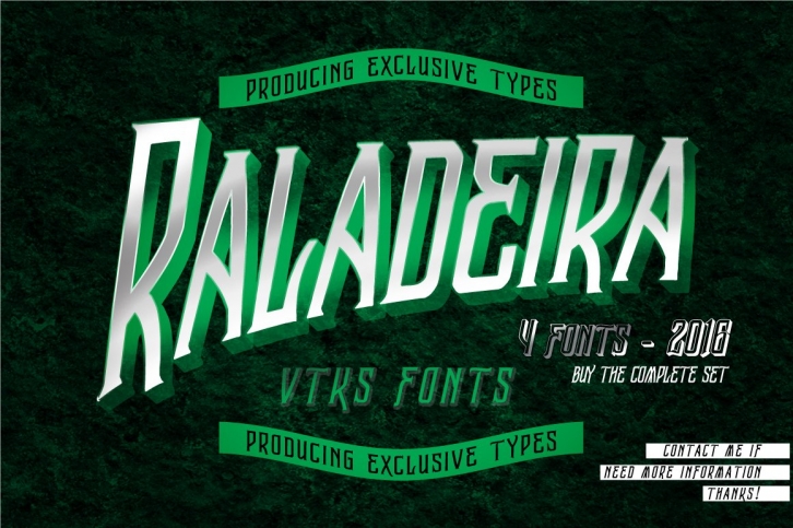 Raladeira Vtks Font Download