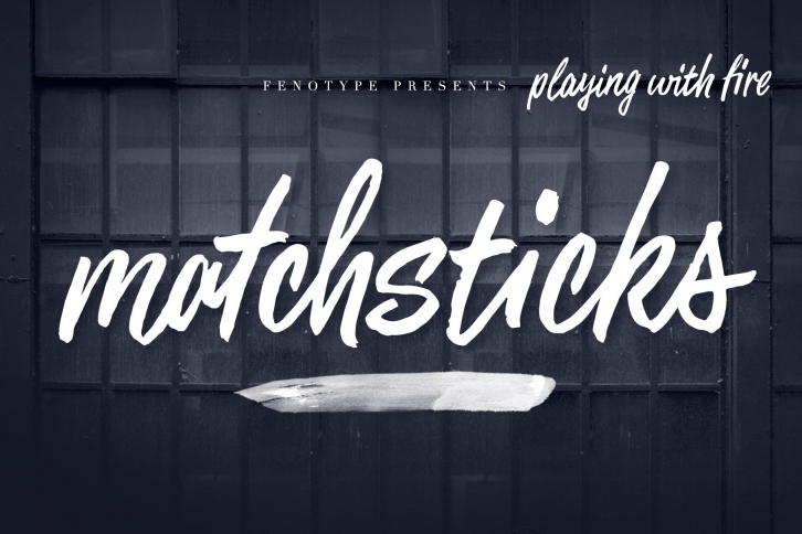 Matchstick Typeface Font Download
