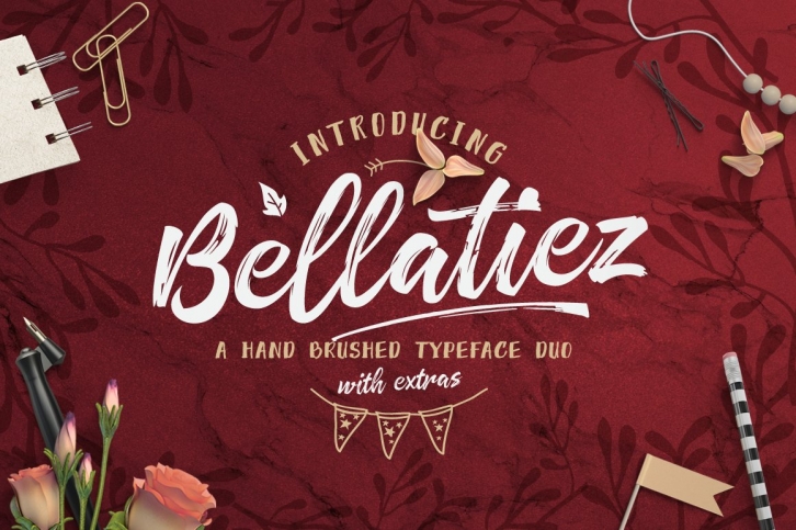 Bellatiez Duo + Bonus Font Download