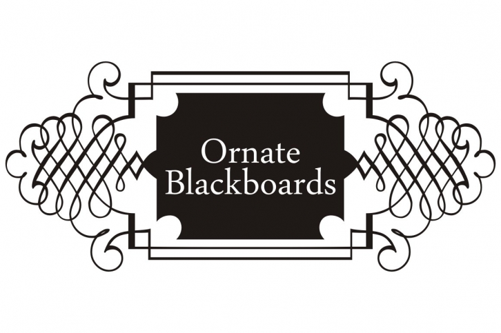 Ornate Blackboards Pack Font Download