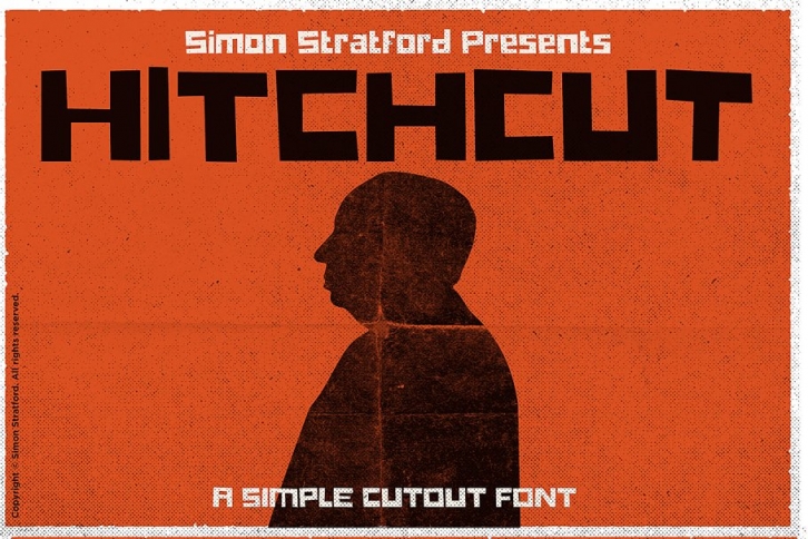 Hitchcut Display font Font Download