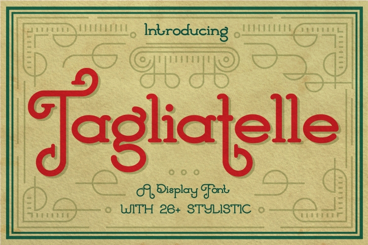 Tagliatelle Font Download