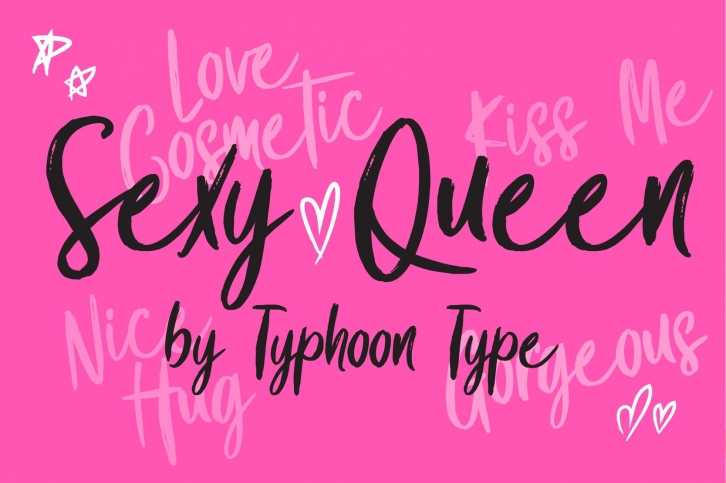 Sexy Queen font Font Download