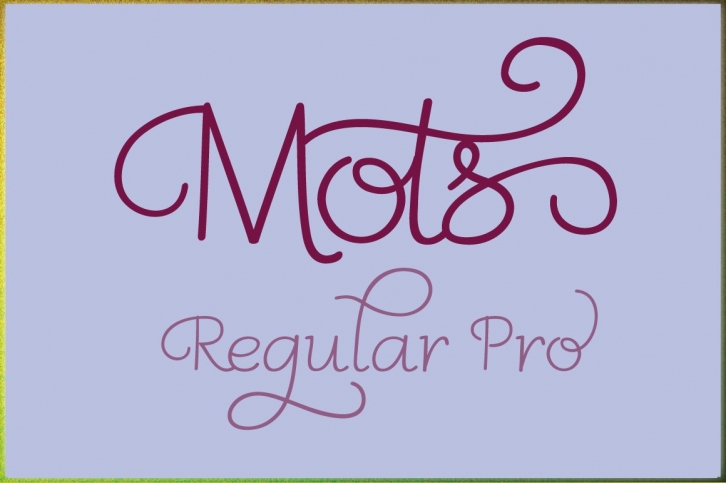 Mots Regular Pro Font Download